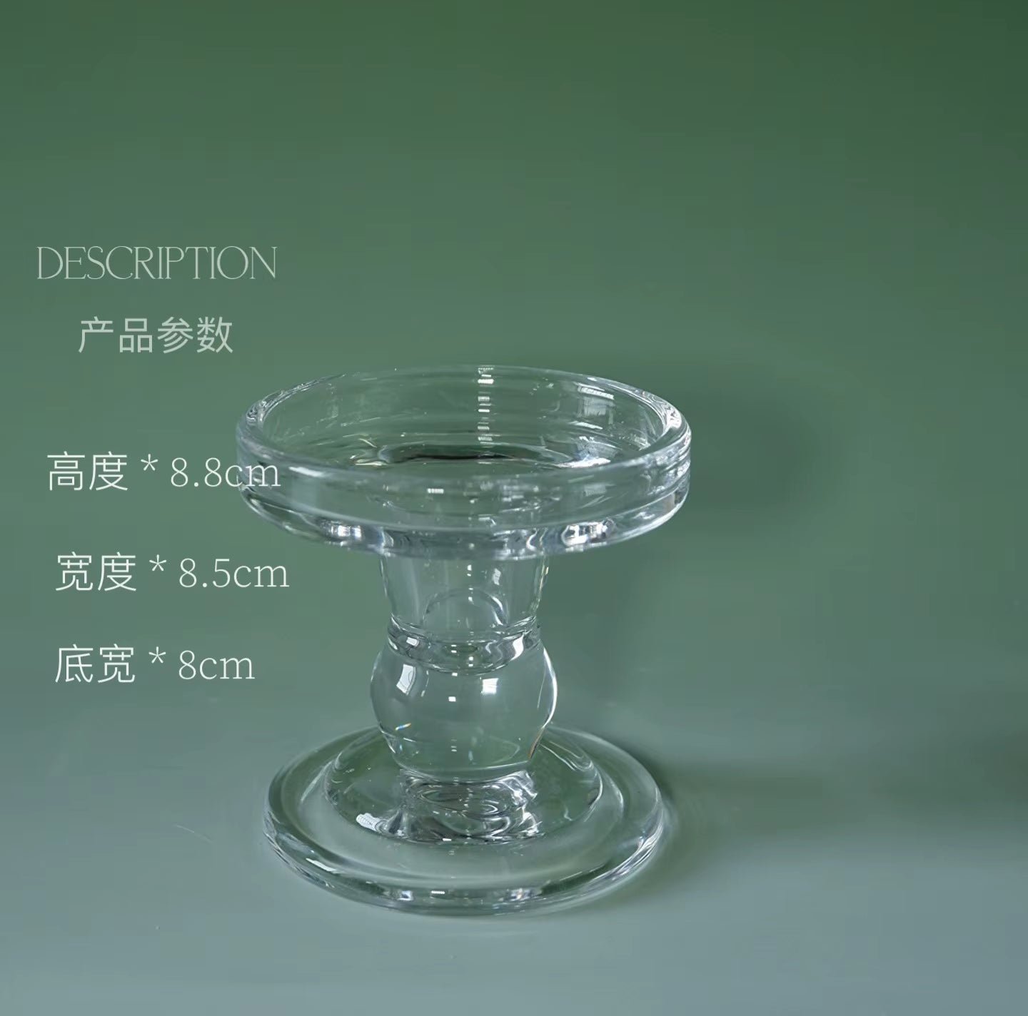 Lavender Scented Candle, Art Candle, Dark Green, Home Decoration, Birthday Gift.High-Grade Craft Candle. Refined Soy Wax. Green