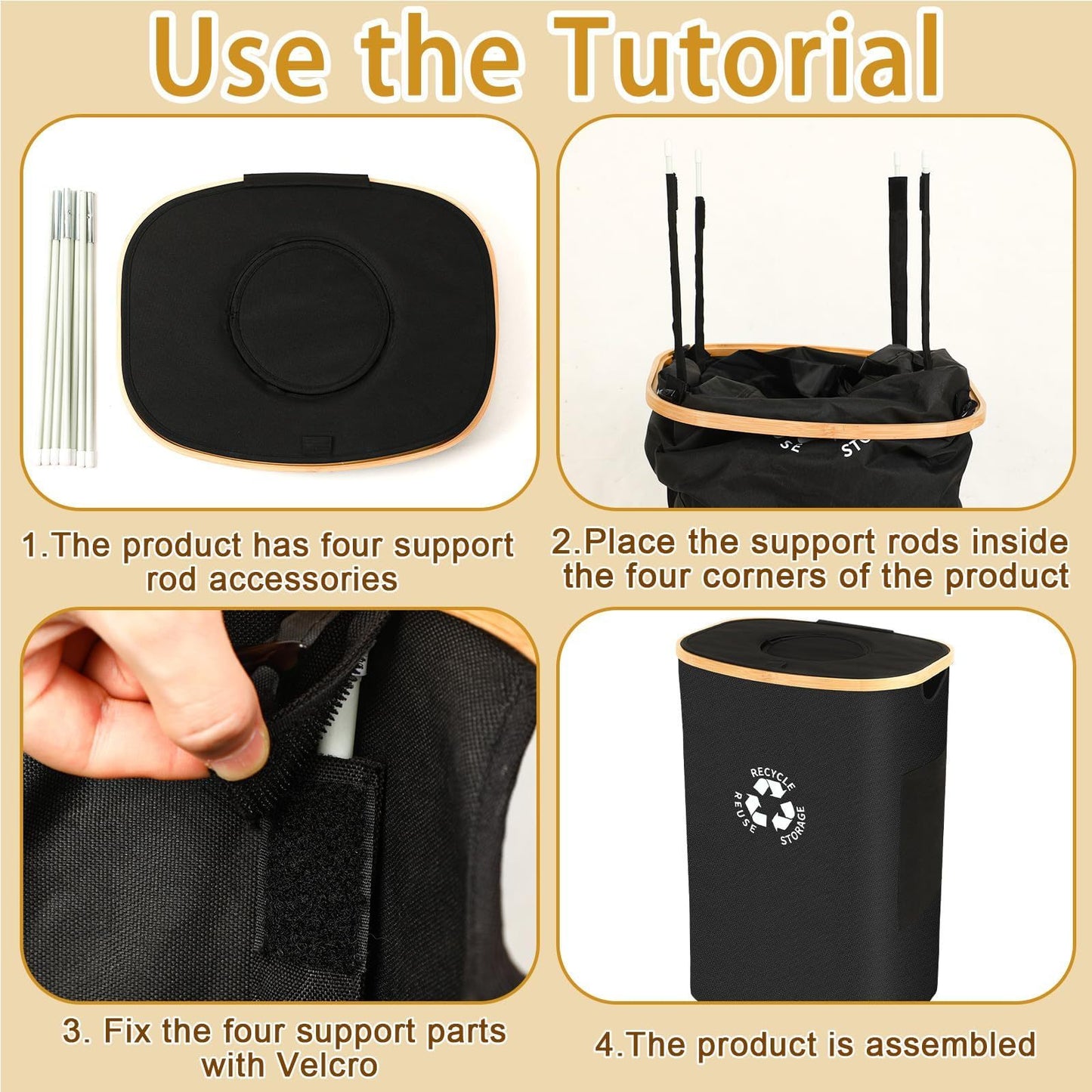 “Large Capacity Kitchen Storage Bottle Container with Lid, Recycling & Organization”