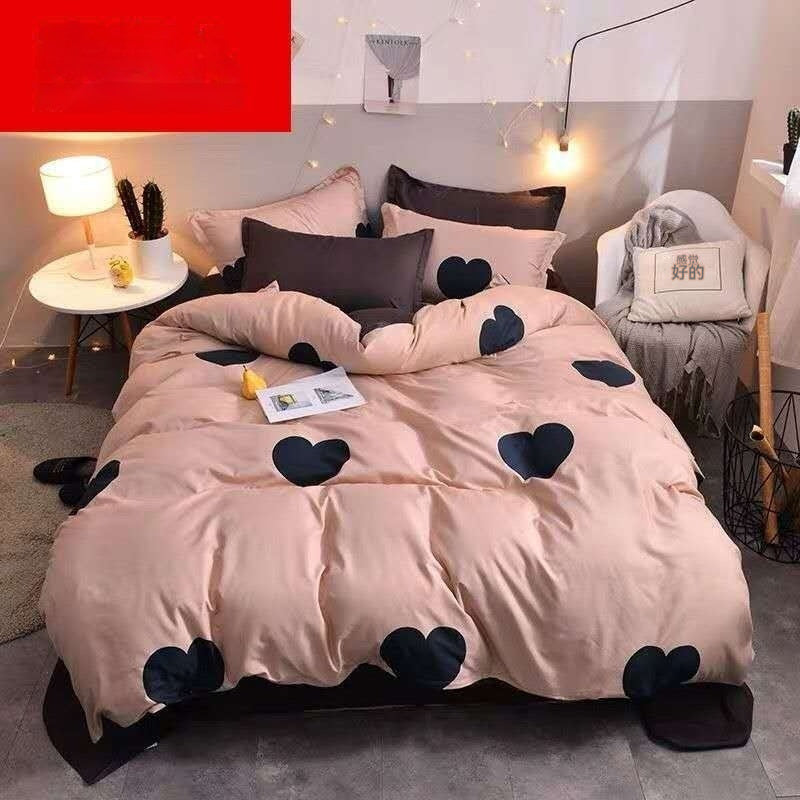 Skin-friendly Bed Four-piece Quilt Cover Bed Sheet