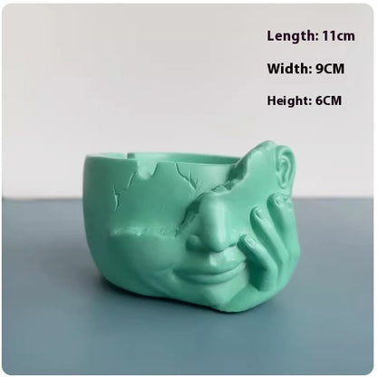 Creative Home Living Room Art Cement Ashtray