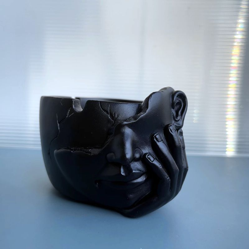 Creative Home Living Room Art Cement Ashtray