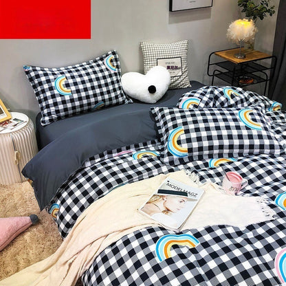 Skin-friendly Bed Four-piece Quilt Cover Bed Sheet