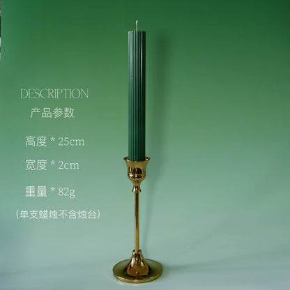 Lavender Scented Candle, Art Candle, Dark Green, Home Decoration, Birthday Gift.High-Grade Craft Candle. Refined Soy Wax. Green