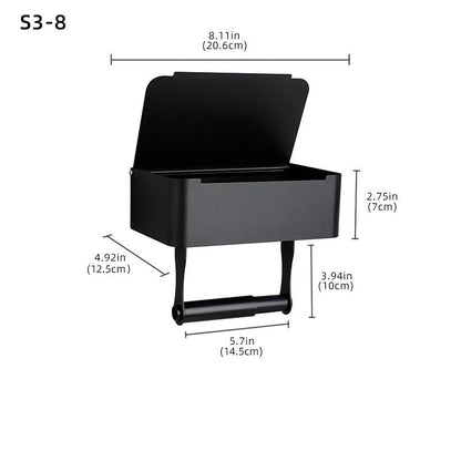 Stainless Steel Bathroom Toilet Punch Free Tissue Box