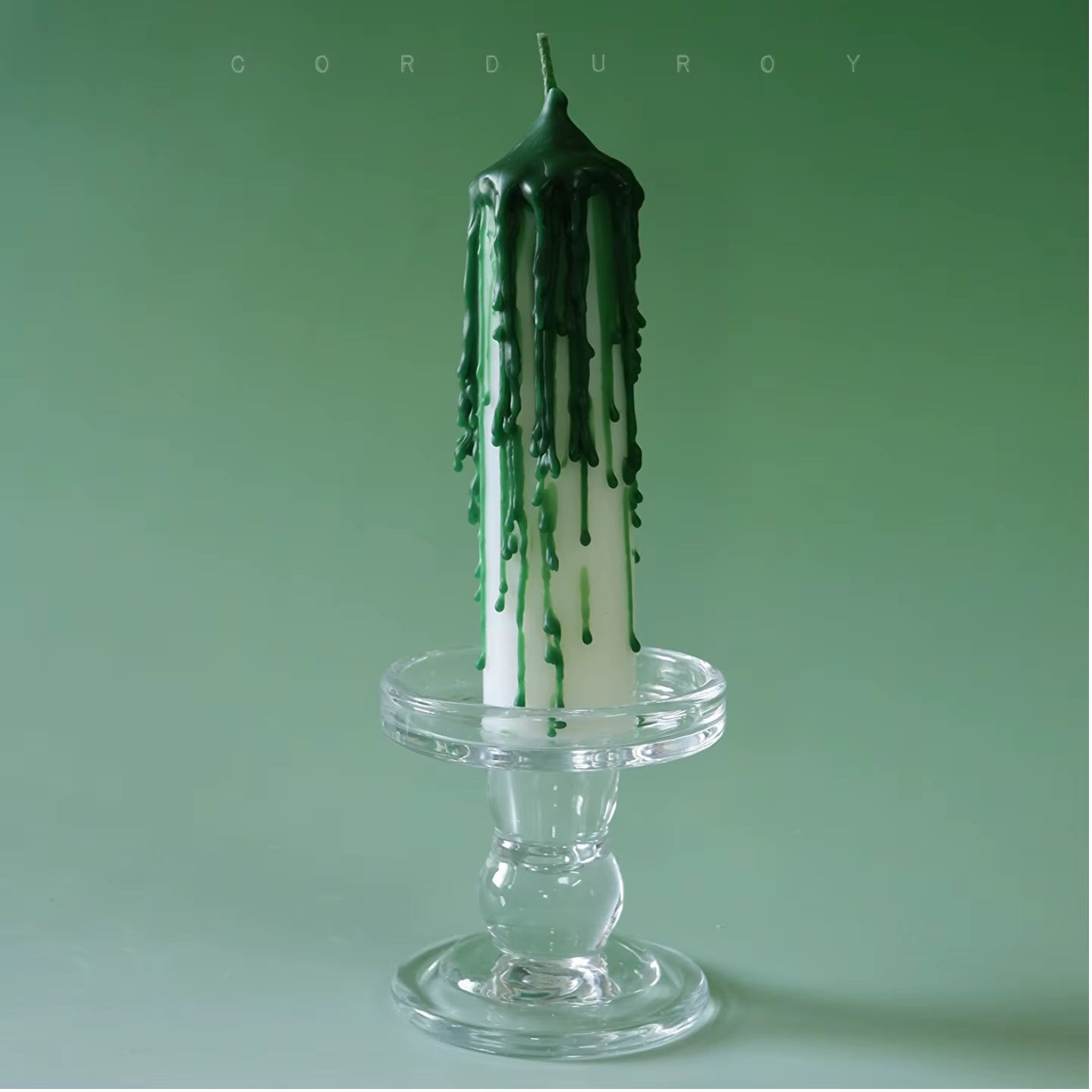 Lavender Scented Candle, Art Candle, Dark Green, Home Decoration, Birthday Gift.High-Grade Craft Candle. Refined Soy Wax. Green