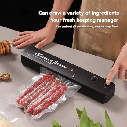 Automatic Packaging Machine Food Vacuum Sealing Machine Portable Household Vacuum Food Sealing Kitchen Helper 220V