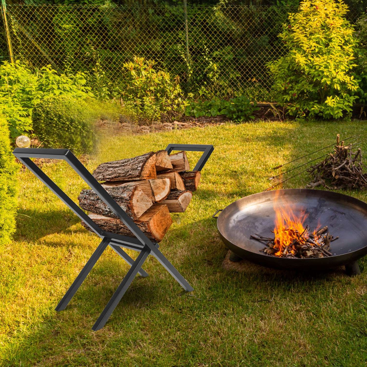 Steel Wood Lumber Storage Stacking Rack