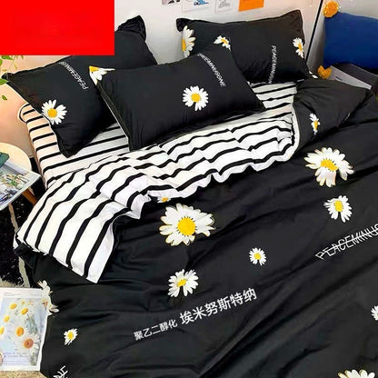 Skin-friendly Bed Four-piece Quilt Cover Bed Sheet