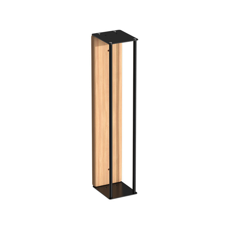 Wooden Wall-mounted Metal Shower Bathroom Towel Rack