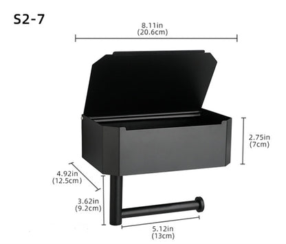 Stainless Steel Bathroom Toilet Punch Free Tissue Box